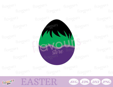 Hulk Easter Egg, Avengers Easter - SVG Cut Files - FlavoursStore