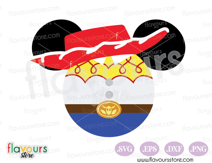 Jessie Ears, Toy Story SVG File