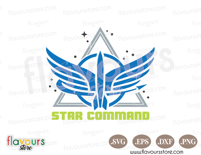 Lightyear Star Command logo SVG, Toy Story SVG, Disney Lightyear SVG Cut File