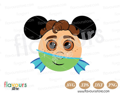 Luca in the water Disney Ears SVG