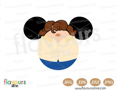 Luca Disney Mickey Head Ears SVG