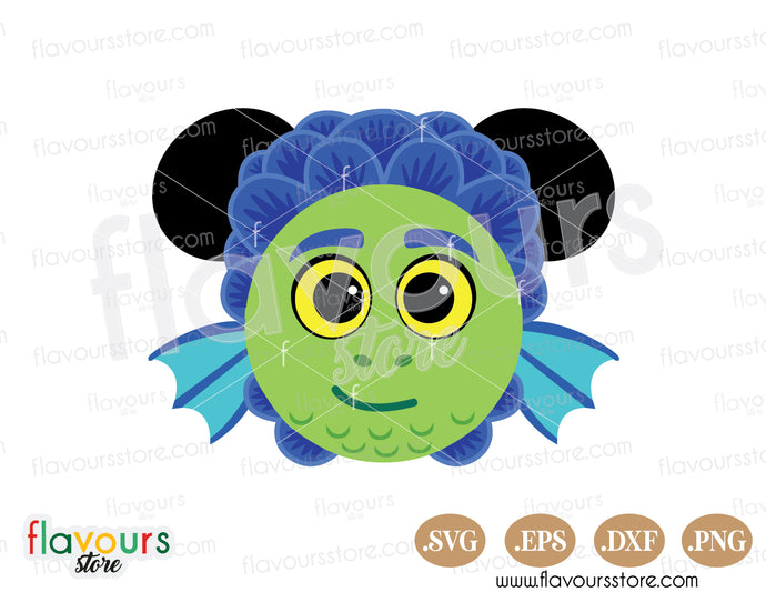 Luca Sea Monster Ears SVG