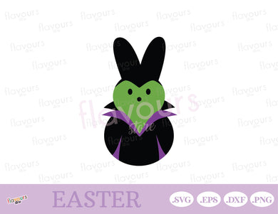 Maleficent Peep Bunny, Easter Peeps - SVG Cut Files - FlavoursStore
