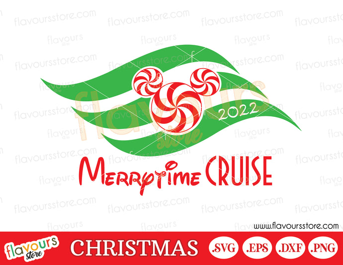 Merrytime Cruise SVG Disney Christmas SVG