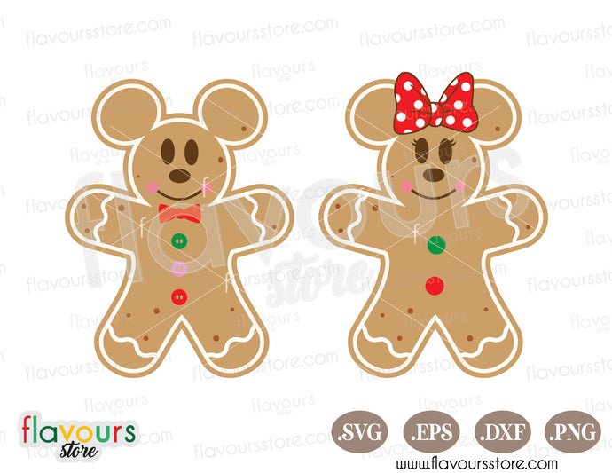 Mickey Minnie Christmas Cookies