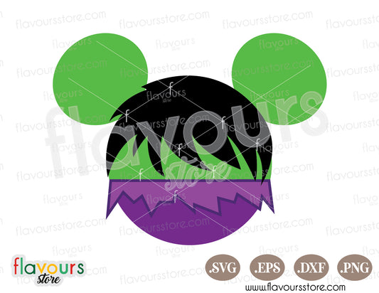 Hulk Ears, Superheroes Ears SVG Cut File  