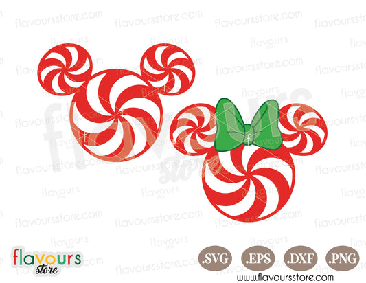 Mickey Minnie Peppermint Ears