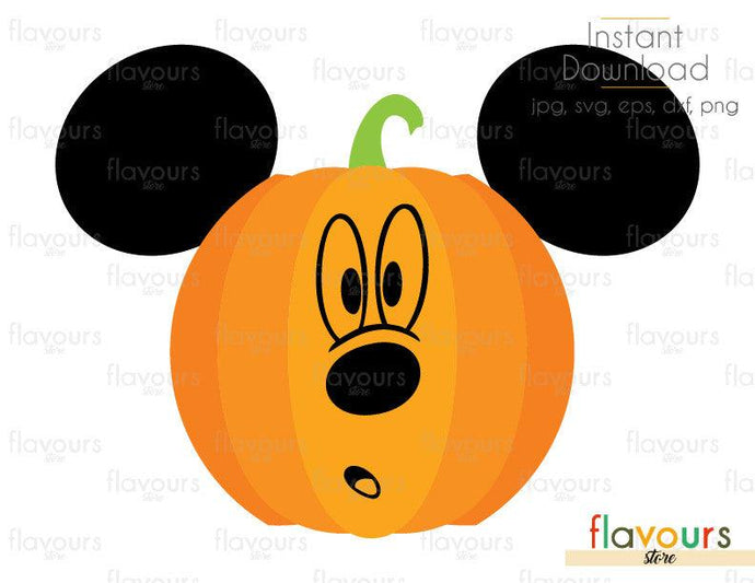 Pumpkin Ears Halloween - Cuttable Design Files (Svg, Eps, Dxf, Png, Jpg) For Silhouette and Cricut - FlavoursStore