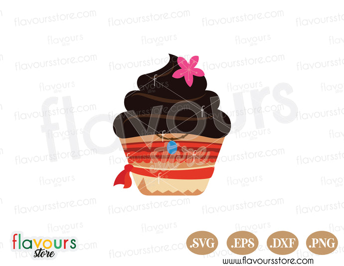 Moana Cupcake Disney Birthday SVG