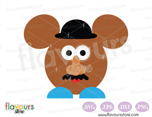 Mr Potato Mickey Head Toy Story SVG