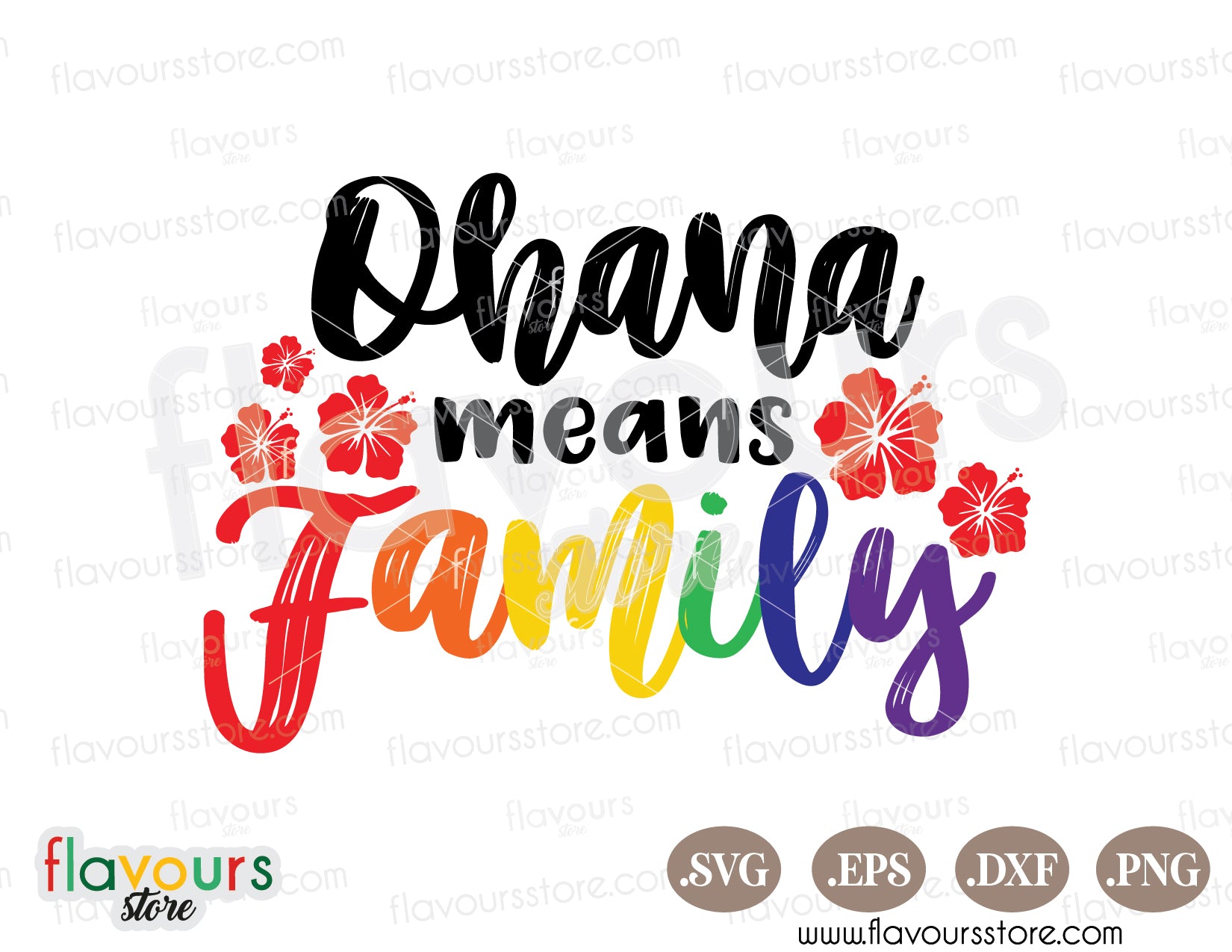 Ohana Means Family Facebook Cover