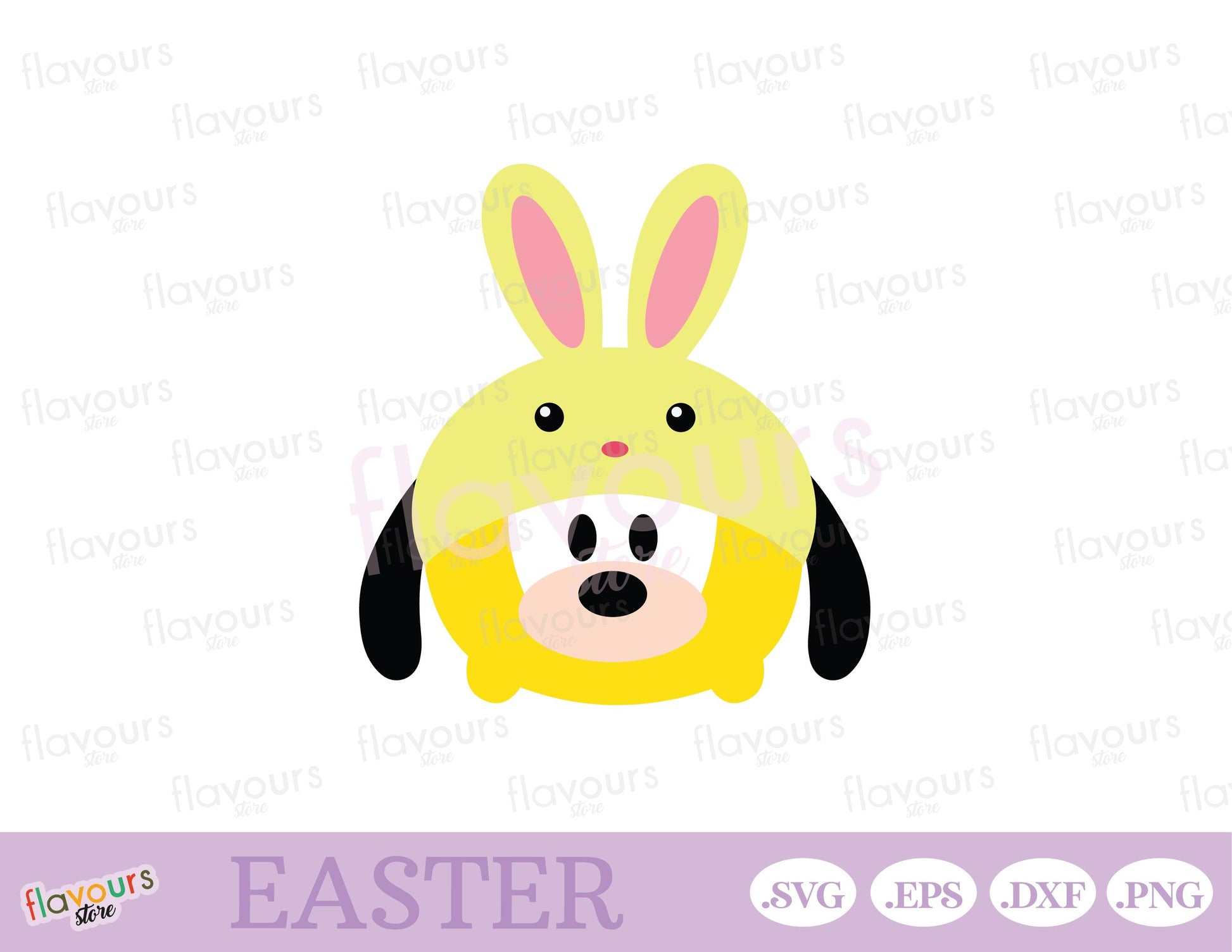 Pluto Tsum Tsum Easter, Disney Easter - SVG Cut Files - FlavoursStore