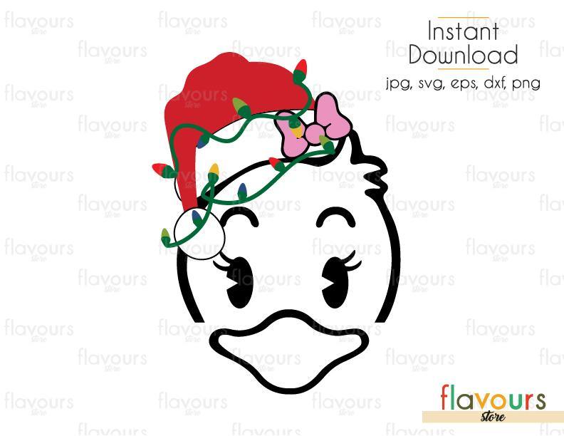 Daisy Christmas Hat And Lights - SVG Cut File - FlavoursStore