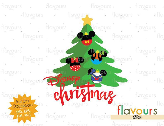 Disney Christmas Tree - SVG Cut File - FlavoursStore