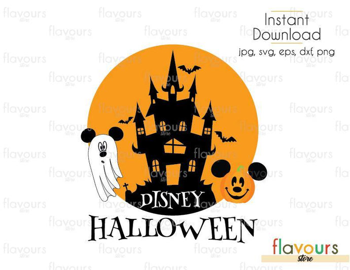 Disney Halloween - Cuttable Design Files (Svg, Eps, Dxf, Png, Jpg) For Silhouette and Cricut - FlavoursStore