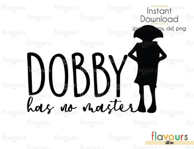 Dobby Has No Master - Harry Potter - SVG Cut File - FlavoursStore