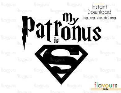 My Patronus is Superman - SVG Cut File - FlavoursStore