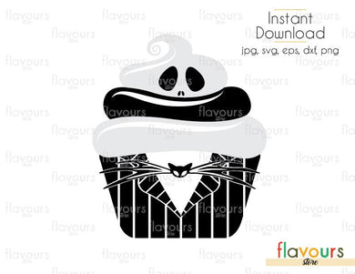 Jack Cupcake - Disney - Cuttable Design Files (Svg, Eps, Dxf, Png, Jpg) For Silhouette and Cricut - FlavoursStore