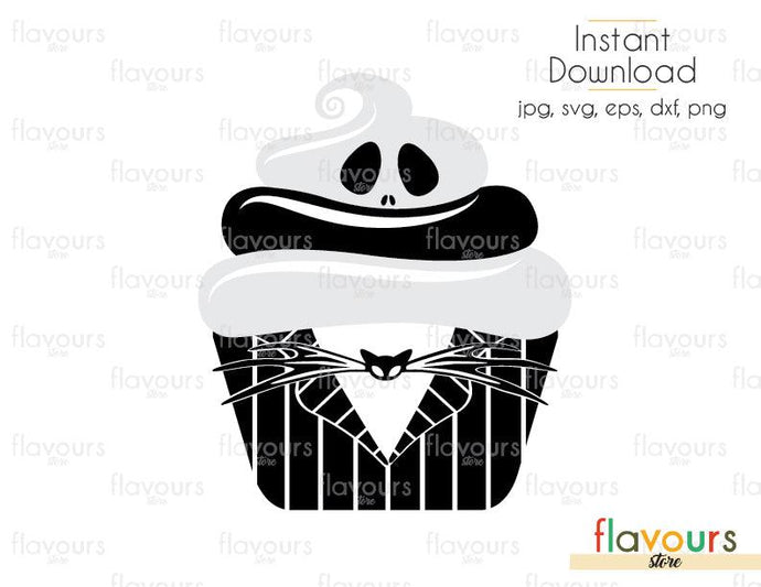 Jack Cupcake - Disney - Cuttable Design Files (Svg, Eps, Dxf, Png, Jpg) For Silhouette and Cricut - FlavoursStore