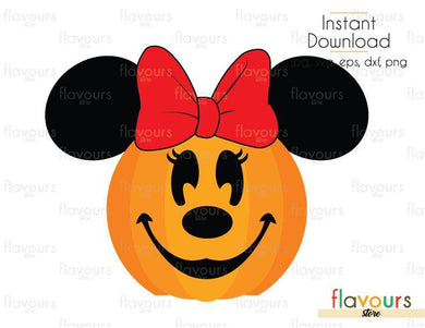 Minnie Pumpkin - SVG Cut File - FlavoursStore
