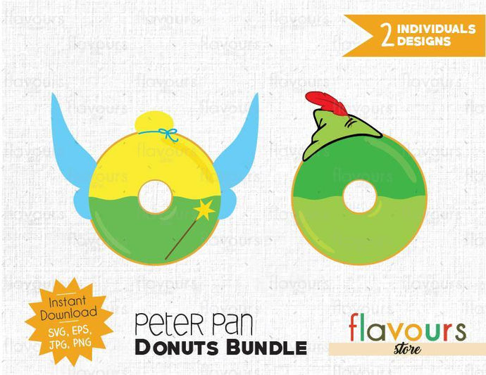 Peter Pan Donuts Bundle - SVG Cut File - FlavoursStore