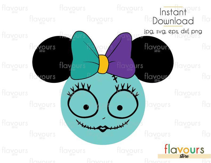 Sally Minnie Ears - Cuttable Design Files (Svg, Eps, Dxf, Png, Jpg) For Silhouette and Cricut - FlavoursStore