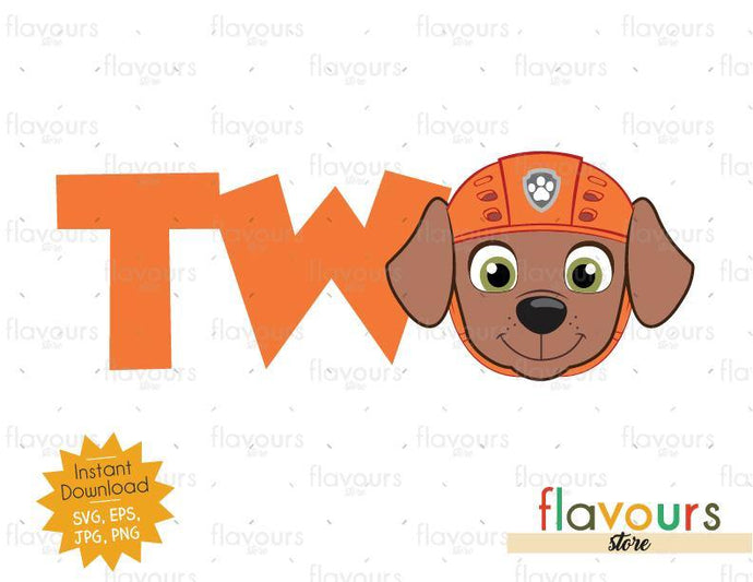 Two - Zuma - Paw Patrol - Instant Download - SVG FILES - FlavoursStore