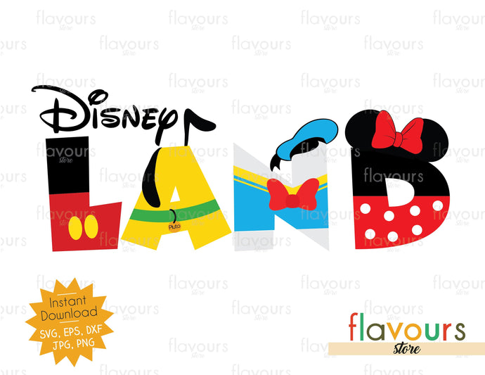 Disneyland - SVG Cut File - FlavoursStore