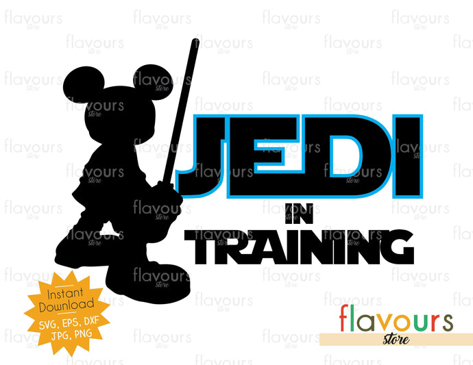 Jedi Mickey Mouse - Jedi in Training - Star Wars - Cuttable Design Files - FlavoursStore