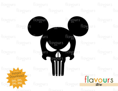 Punisher Ears - SVG Cut File - FlavoursStore