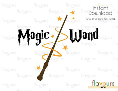 Magic Wand - SVG Cut File - FlavoursStore