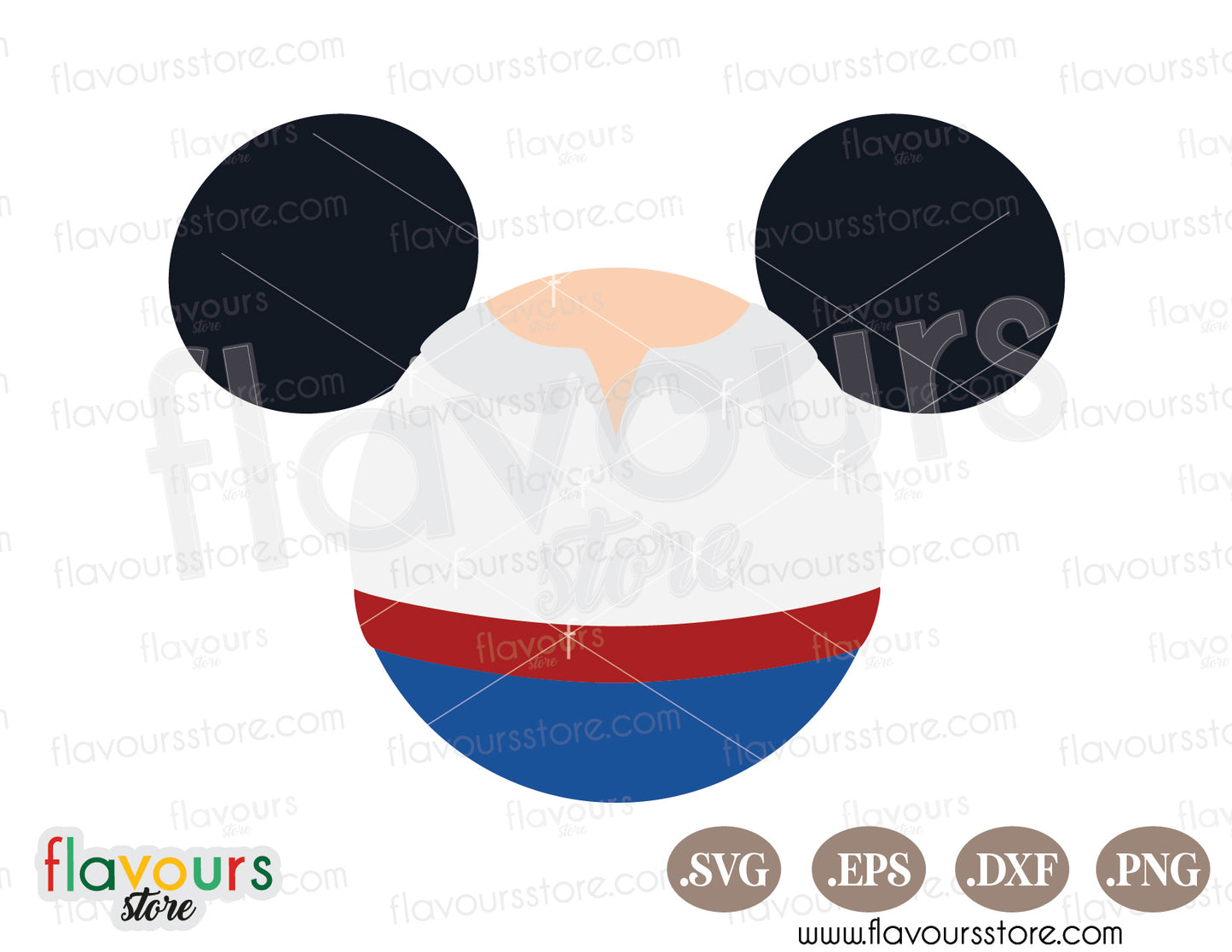 Prince Eric Ears, Disney Prince SVG Cut File