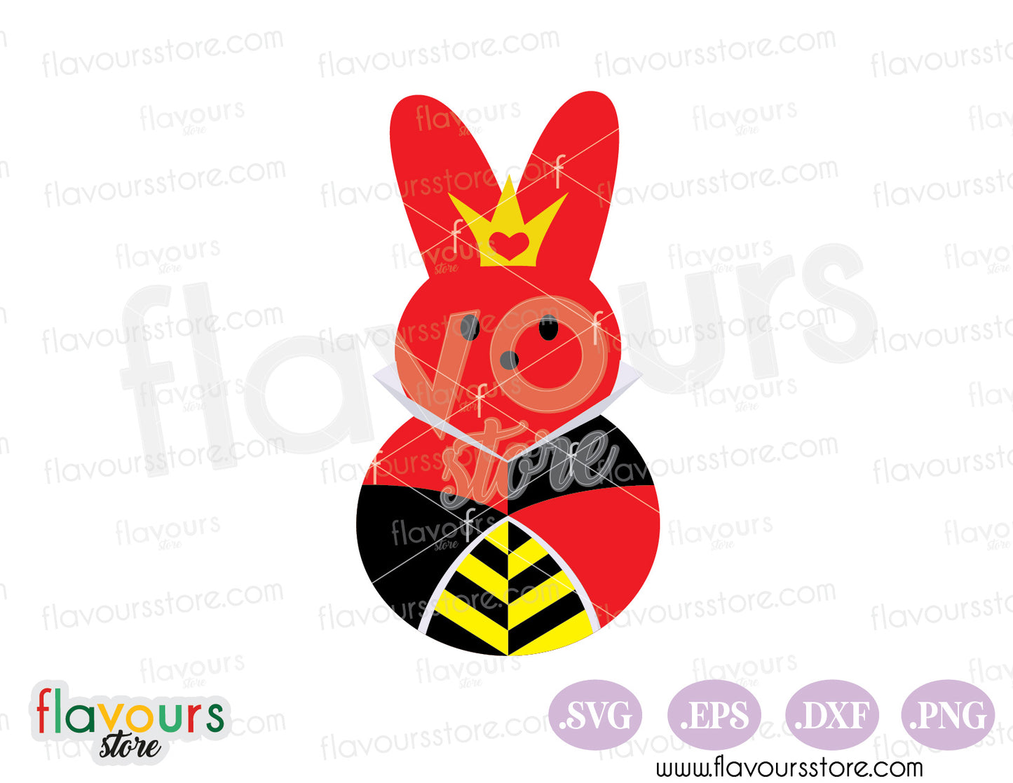 Queen of Hearts Peep, Disney Villains Easter Peeps SVG Cut Files