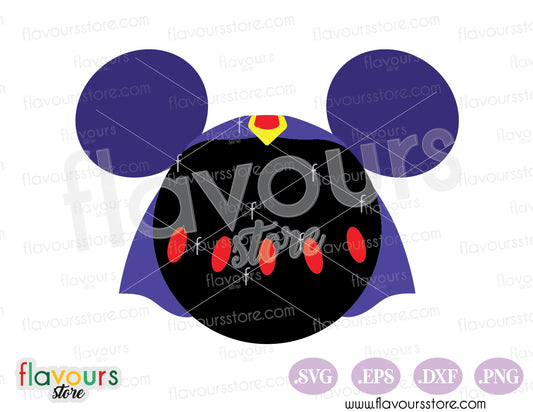 Raven Minnie Mickey Ears SVG