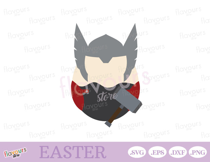 Thor Easter Egg, Avengers Easter - SVG Cut Files - FlavoursStore