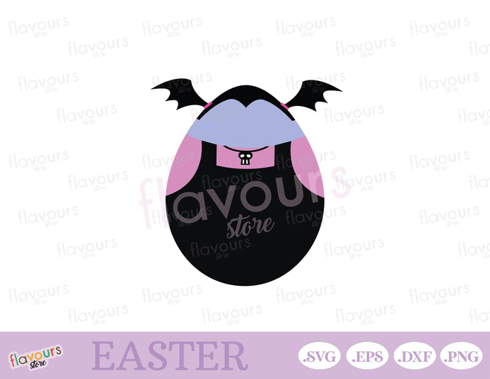 Vampirina Easter Egg, Disney Easter - SVG Cut Files - FlavoursStore