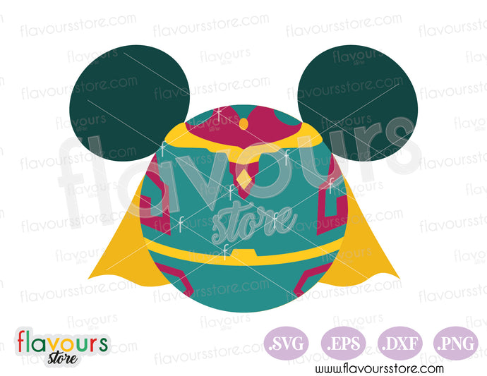 Vision Mouse Head Ears SVG