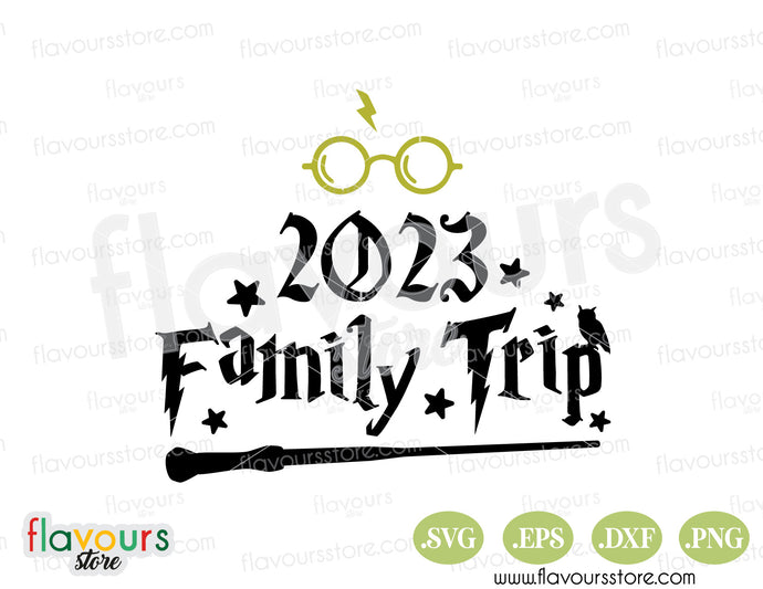 Wizard 2022 Family Trip Harry Potter SVG