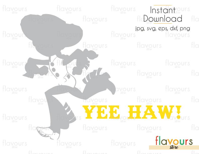 Yee Haw Jessie - Toy Story - Cuttable Design Files (Svg, Eps, Dxf, Png, Jpg) For Silhouette and Cricut - FlavoursStore