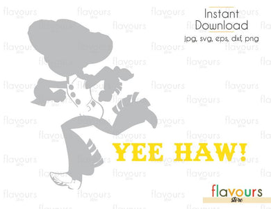 Yee Haw Jessie - Toy Story - Cuttable Design Files (Svg, Eps, Dxf, Png, Jpg) For Silhouette and Cricut - FlavoursStore