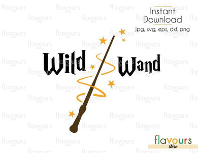 Wild Wand - Harry Potter - SVG Cut files - FlavoursStore