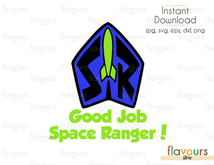 Gob Job Space Ranger - Toy Story - Cuttable Design Files (Svg, Eps, Dxf, Png, Jpg) For Silhouette and Cricut - FlavoursStore