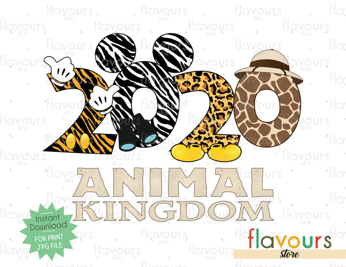 2020 Animal Kingdom - Digital Files Printables - FlavoursStore