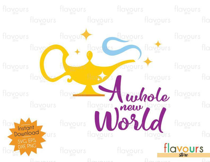 A Whole New World - Aladdin - SVG Cut File - FlavoursStore