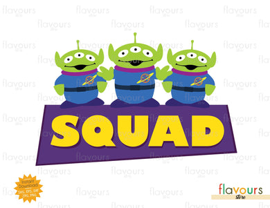 Alien Squad - SVG Cut File - FlavoursStore