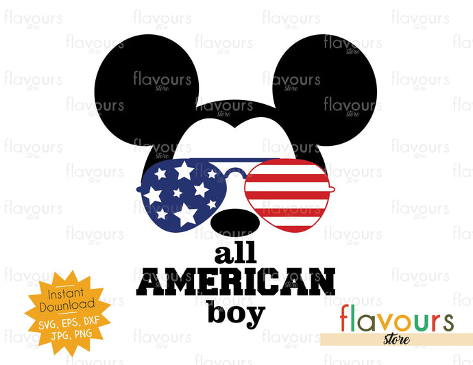 All American Boy - Instant Download - SVG Cut File - FlavoursStore