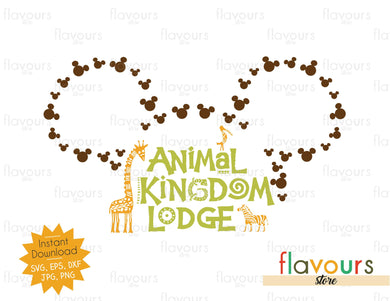 Animal Kingdom Lodge - SVG Cut File - FlavoursStore