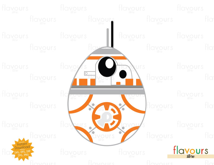 BB8 Easter Egg - SVG Cut File - FlavoursStore