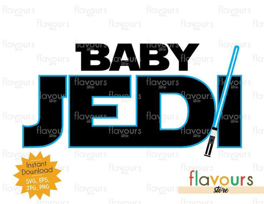 Baby Jedi - Star Wars - Cuttable Design Files - FlavoursStore