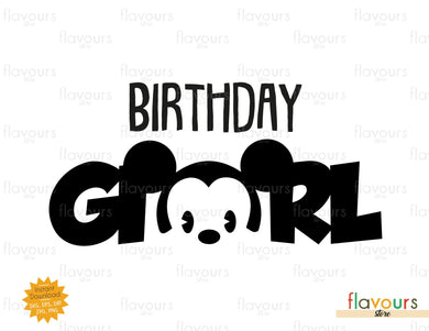 Birthday Girl - Baby Mickey - SVG File - FlavoursStore